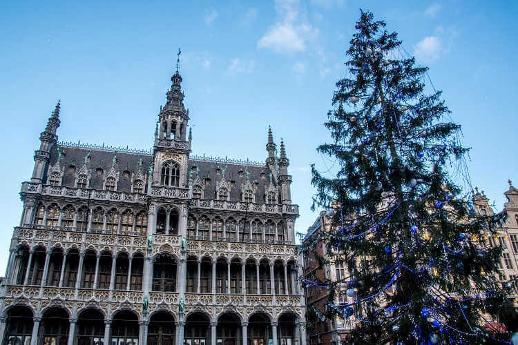 Grand-Place Brussels in December