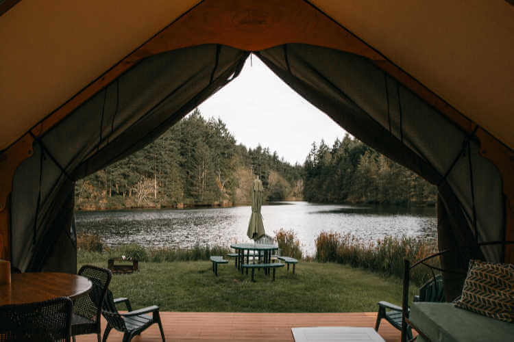 Lakedale Resort glamping- Kids Are A Trip
