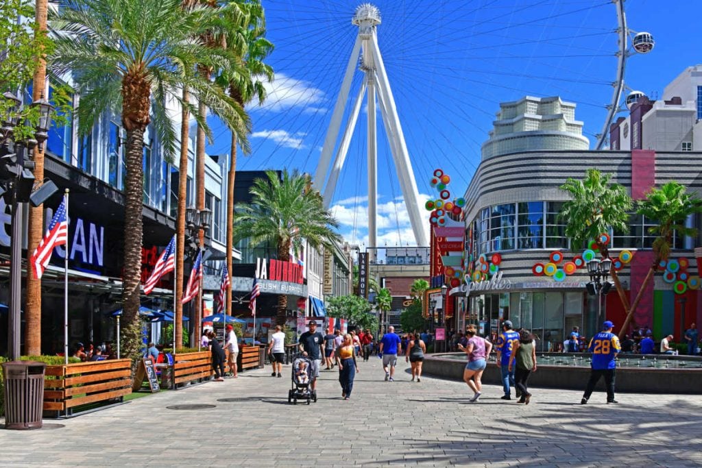 LINQ promenade Las Vegas