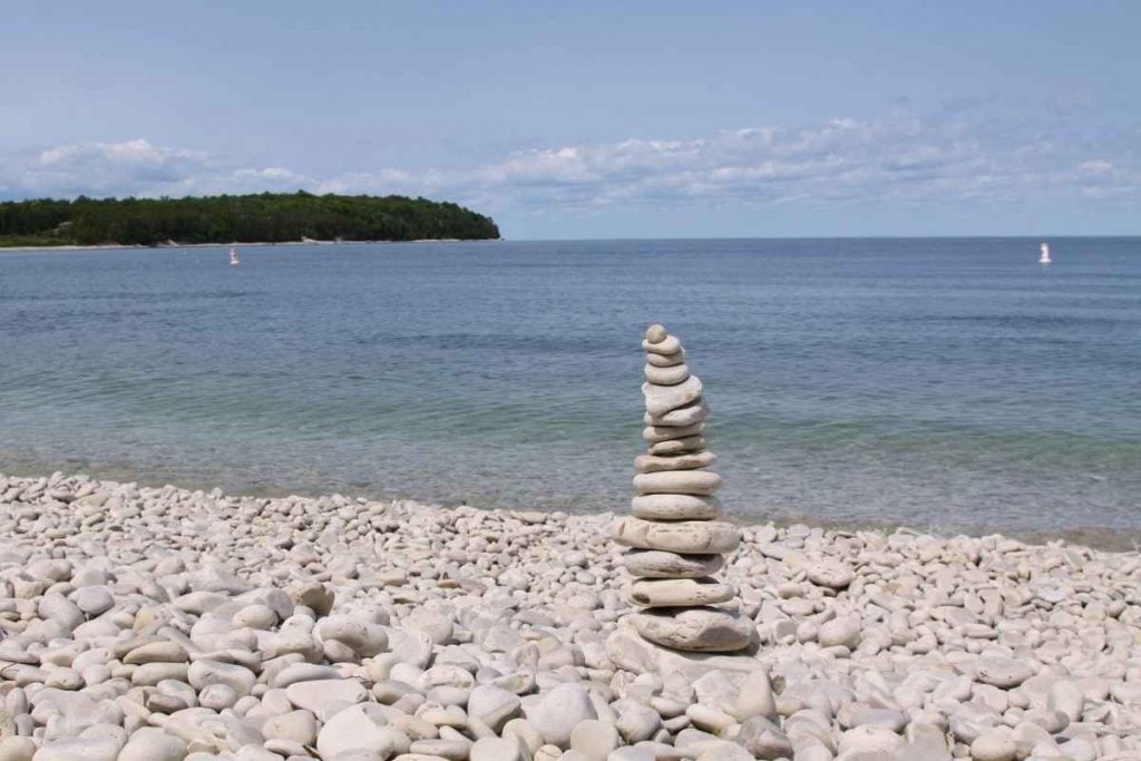 Schoolhouse Beach Door County with Kids