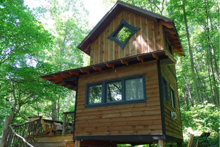 Glamping Asheville Taproot Sanctuary