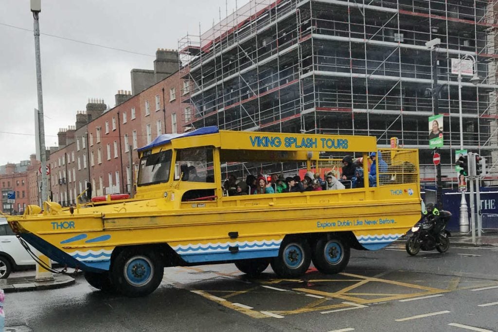 Viking Splash Tour Dublin with teenagers